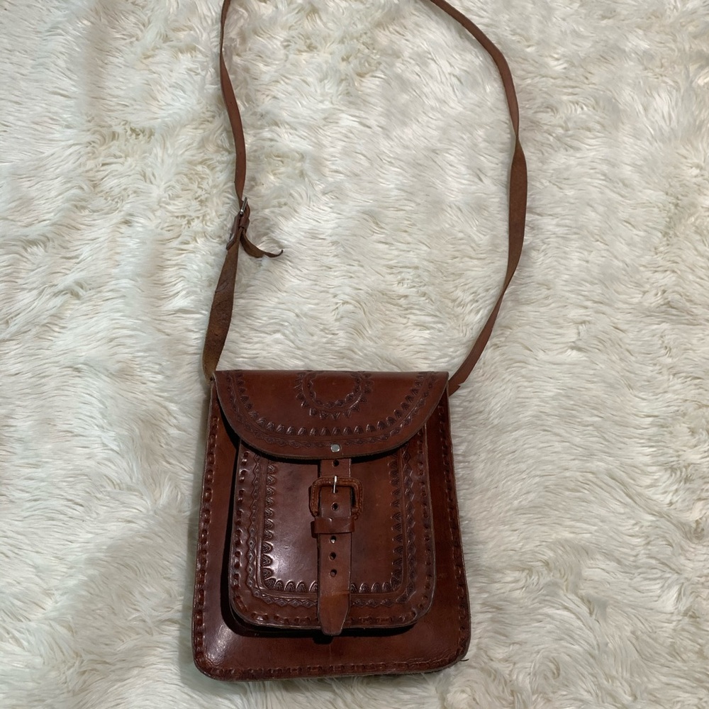 Hand made in Guatemala pure leather purse